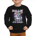 4th Grade Back To School First Day Girls Rollin Unicorn Graphic Toddler Sweatshirt 4th Grade Back To School First Day Girls Rollin Unicorn Graphic Toddler Sweatshirt