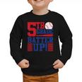 5th Grade Batter Up Back To School Fifth Grade Baseball Boys Graphic Toddler Sweatshirt