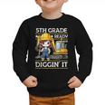 5th Grade Ready For Digging Construction Girl Back To School Graphic Toddler Sweatshirt