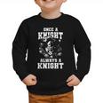 Always A Knight Back To School Spirit Graphic Toddler Sweatshirt