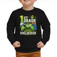 Back To School 1st First Grade Level Unlocked Gamer Kid Graphic Toddler Sweatshirt Back To School 1st First Grade Level Unlocked Gamer Kid Graphic Toddler Sweatshirt