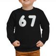 Back To School 67 Notebook Number For Class Year Graphic Toddler Sweatshirt Back To School 67 Notebook Number For Class Year Graphic Toddler Sweatshirt