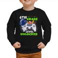 Back To School 6th Grade Level Unlocked Gamer Boys Kids Graphic Toddler Sweatshirt