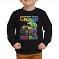 Back To School Boy Dinosaur I'm Ready To Crush First Grade Graphic Toddler Sweatshirt Back To School Boy Dinosaur I'm Ready To Crush First Grade Graphic Toddler Sweatshirt