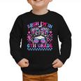 Back To School Bruh Im In 6th Grade Girls Bun Tie Dye Graphic Toddler Sweatshirt Back To School Bruh Im In 6th Grade Girls Bun Tie Dye Graphic Toddler Sweatshirt