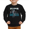 Back To School Bruh Boy Skeleton Riding On a BMX Bike Graphic Toddler Sweatshirt