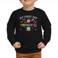 Back To School My First Day Of Kindergarten Boy Girl Graphic Toddler Sweatshirt