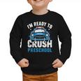 Back To School First Day Of Preschool Police Car Boys Graphic Toddler Sweatshirt