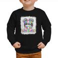 Back To School Hello 5th Grade Cute Messy Bun Tie Dye Girls Graphic Toddler Sweatshirt Back To School Hello 5th Grade Cute Messy Bun Tie Dye Girls Graphic Toddler Sweatshirt