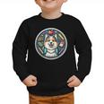 Back To School Icelandic Sheepdog Dog Boy Girls Student Kids Graphic Toddler Sweatshirt