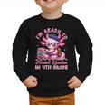 Back To School I'm Ready To Axolotl Question In 4th Grade Graphic Toddler Sweatshirt Back To School I'm Ready To Axolotl Question In 4th Grade Graphic Toddler Sweatshirt