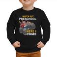 Back To School Preschool Here I Come For Boy Kids Truck Graphic Toddler Sweatshirt Back To School Preschool Here I Come For Boy Kids Truck Graphic Toddler Sweatshirt