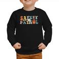 Back To School Student Safety Patrol Groovy Retro Graphic Toddler Sweatshirt Back To School Student Safety Patrol Groovy Retro Graphic Toddler Sweatshirt