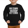Back To School Vibes Old School Is The Best School Graphic Toddler Sweatshirt Back To School Vibes Old School Is The Best School Graphic Toddler Sweatshirt