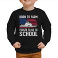 Born To Farm Forced To Go To School Farmer Back To School Graphic Toddler Sweatshirt Born To Farm Forced To Go To School Farmer Back To School Graphic Toddler Sweatshirt