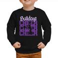 Bulldogs Cheer Back To School Cheerleading Spirit P Graphic Toddler Sweatshirt Bulldogs Cheer Back To School Cheerleading Spirit P Graphic Toddler Sweatshirt