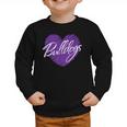 Bulldogs Heart Back To School Spirit P Graphic Toddler Sweatshirt Bulldogs Heart Back To School Spirit P Graphic Toddler Sweatshirt