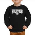 Bulldogs High School Spirit Fan Team Bulldog Back To School Graphic Toddler Sweatshirt
