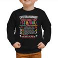 Cafeteria Manager School Cafeteria Crew Back To School Graphic Toddler Sweatshirt
