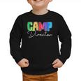 Camp Director Counselor Camper Camping Back To School Graphic Toddler Sweatshirt
