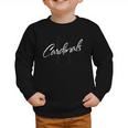 Cardinals Heart Back To School Spirit Graphic Toddler Sweatshirt