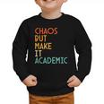 Chaos But Make It Academic Retro Back To School Graphic Toddler Sweatshirt Chaos But Make It Academic Retro Back To School Graphic Toddler Sweatshirt
