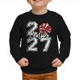 Class Of 2027 Cheer Red Senior 2027 Back To School Graphic Toddler Sweatshirt Class Of 2027 Cheer Red Senior 2027 Back To School Graphic Toddler Sweatshirt