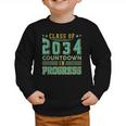 Class Of 2034 Countdown In Progress Fun Back To School Retro Graphic Toddler Sweatshirt Class Of 2034 Countdown In Progress Fun Back To School Retro Graphic Toddler Sweatshirt