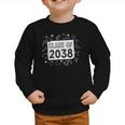 Class Of 2038 Grow Wiith Me School Back To School First Day Graphic Toddler Sweatshirt