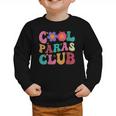 Cool Paras Club Paraprofessional Groovy Back To School Graphic Toddler Sweatshirt Cool Paras Club Paraprofessional Groovy Back To School Graphic Toddler Sweatshirt