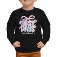 Coquette Bow Happy First Day Of School Back To School Retro Graphic Toddler Sweatshirt Coquette Bow Happy First Day Of School Back To School Retro Graphic Toddler Sweatshirt