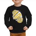 Cougars Cheer Back To School Cheerleading Spirit GY Graphic Toddler Sweatshirt