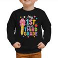 Cute My 1st Day Of Third Grade Pencil Back To School Girls Graphic Toddler Sweatshirt
