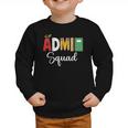 Cute Admin Squad Crew Team Back To School Office Staff Team Graphic Toddler Sweatshirt