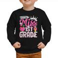 Cute Back To School 1st Grade Girls Kids First Day Of School Graphic Toddler Sweatshirt Cute Back To School 1st Grade Girls Kids First Day Of School Graphic Toddler Sweatshirt