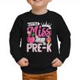 Cute Back To School Pre-K First Day Of School Pre-K Girls Graphic Toddler Sweatshirt
