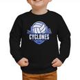Cyclones Volleyball Back To School Spirit B Graphic Toddler Sweatshirt