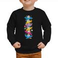 Eagle Colorful Rainbow Back To School Kids Boys Girls Graphic Toddler Sweatshirt