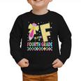 F Is For Fourth Grade Back To School Pencil Bow 4th Grade Graphic Toddler Sweatshirt F Is For Fourth Grade Back To School Pencil Bow 4th Grade Graphic Toddler Sweatshirt