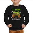 First Day Of 1st Grade Level Begins Back To School Boy Graphic Toddler Sweatshirt First Day Of 1st Grade Level Begins Back To School Boy Graphic Toddler Sweatshirt