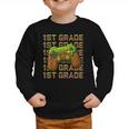 First Day Of 1st Grade Level Begins Back To School Girl Boy Graphic Toddler Sweatshirt First Day Of 1st Grade Level Begins Back To School Girl Boy Graphic Toddler Sweatshirt