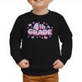 First Day Of 4th Grade Girls Coquette Bow Back To School Graphic Toddler Sweatshirt First Day Of 4th Grade Girls Coquette Bow Back To School Graphic Toddler Sweatshirt