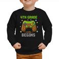 First Day Of 4th Grade Level Begins Back To School Boy Graphic Toddler Sweatshirt First Day Of 4th Grade Level Begins Back To School Boy Graphic Toddler Sweatshirt