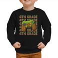 First Day Of 4th Grade Level Begins Back To School Girl Boy Graphic Toddler Sweatshirt First Day Of 4th Grade Level Begins Back To School Girl Boy Graphic Toddler Sweatshirt