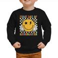 First Day Of Kindergarten Retro Back To School Girls Kids Graphic Toddler Sweatshirt
