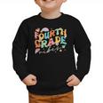 Fourth Grade Vibes 4th Grade Team Groovy Back To School Graphic Toddler Sweatshirt