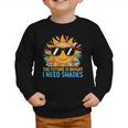 The Future Is Bright I Need Shades Back To School Students Graphic Toddler Sweatshirt
