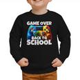 Game Over Back To School Gaming Controller Kids Gamer Graphic Toddler Sweatshirt