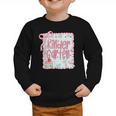 Girls Kindergarten Coquette Bow Pink Preppy Back To School Graphic Toddler Sweatshirt