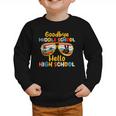 Goodbye Middle School Hello High School Back To School Graphic Toddler Sweatshirt